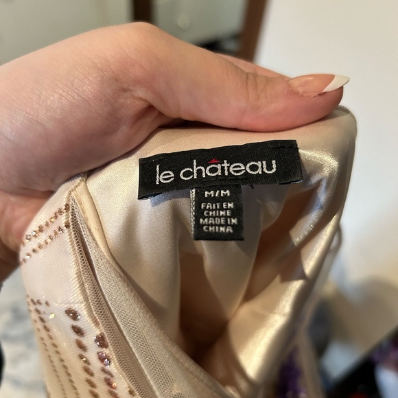 Pink & Gold Le Château dress - Picture 3 of 3